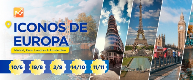 Iconos de Europa 2026: Madrid, Par�s, Londres y �msterdam � Salida desde Argentina